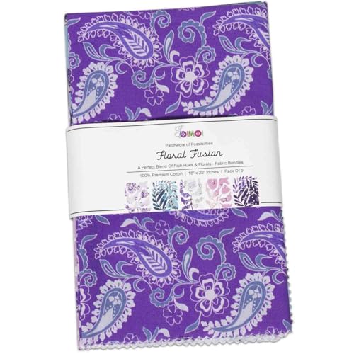 Tissu matelassage coton coupon grand format pour patchwork et couture loisir - 2