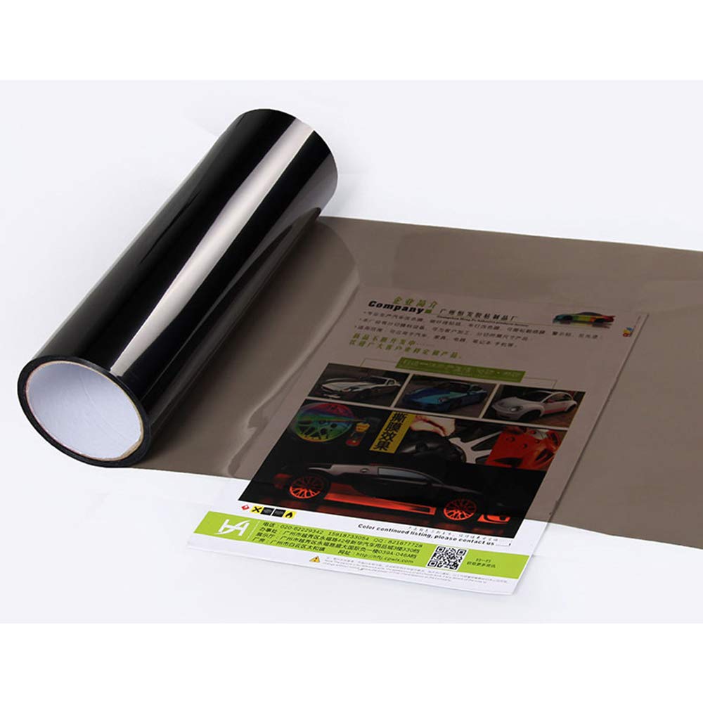 XUPHINX Autoadesivo Pellicola Vinile Grigio 30x60cm Luce Auto Fumo Nebbia Fanale