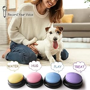 Voice-Recording-Button-Dog-Buttons-for-Communication-Pet-Training-Buzzer-30-Second-Record-Playback-Funny-Gift-for-Study-Office-Home-4-Packs - Cucciolini Doodles   Voice-Recording-Button-Dog-Buttons-for-Communication-Pet-Training-Buzzer-30-Second-Record-Playback-Funny-Gift-for-Study-Office-Home-4-Packs