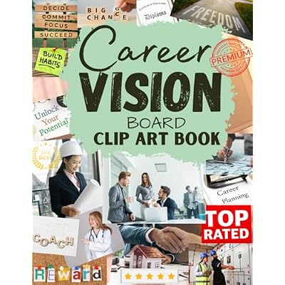Career Vision Board Clip Art Book