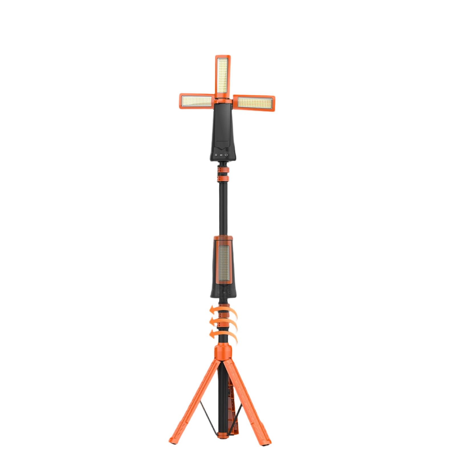 Foldable Telescopic Tripod Camping Lights with 5 Lighting Modes 9000mAh and 25 Hour Lightsweight Outdoor Lights