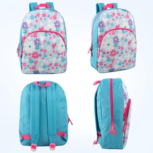 Image of Trail maker 15 Inch Kids Backpacks for Boys & Girls | Preschool, Kindergarten, Elementary School Backpacks with Adjustable, Padded Straps (Dancing Daisies)