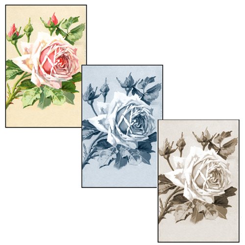 Scrapsmart - Floral Vintage Collection: Cards, Envelopes, Tags, Seals, & More [Download] #TOP6