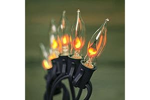 Abeja Flickering Flame String Lights: Halloween Ambiance Unveiled