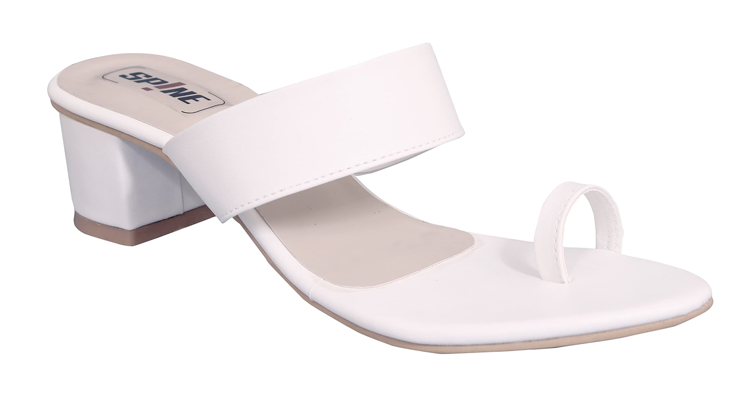 SPINE Women synthetic Block Heel Slip-on (B09FZ7P2PT) Amazon Price History, Amazon Price Tracker
