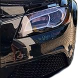 FEIFEISS Folie Scheinwerfer HELL SCHWARZ 200CM x 30CM UV- und Wasserbeständig, Kratzfreise...