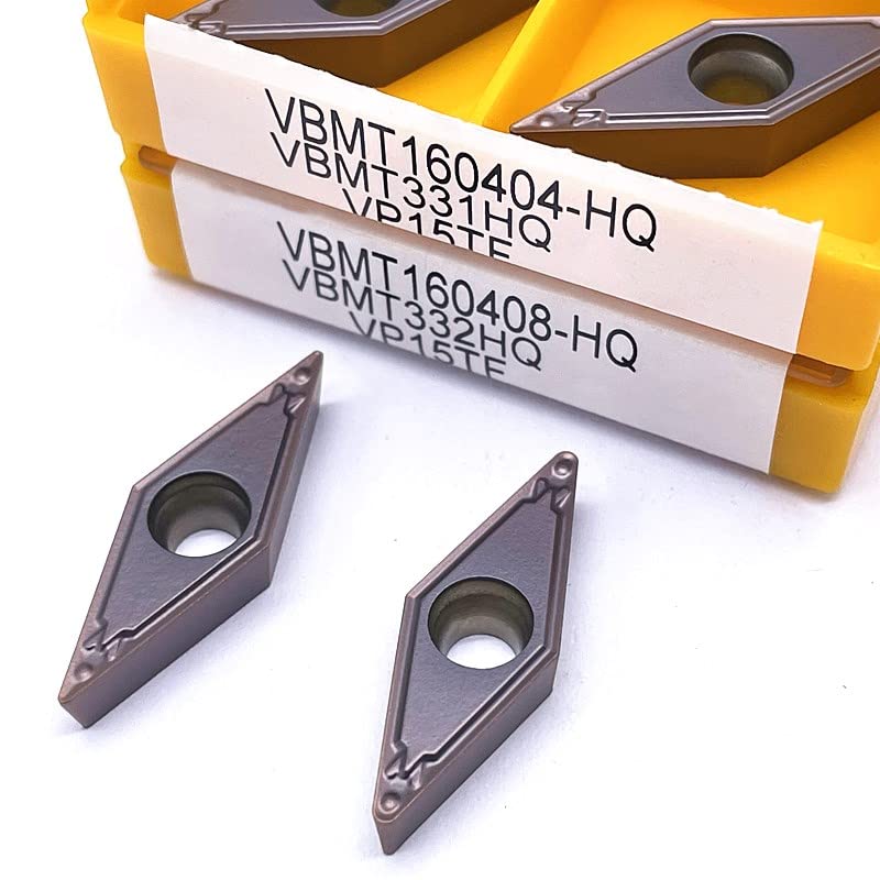 10 Stück VBMT160404/08 HQ VP15TF Außendrehwerkzeughalter WNMG Hartmetalleinsätze(VBMT160404 HQ VP15TF)