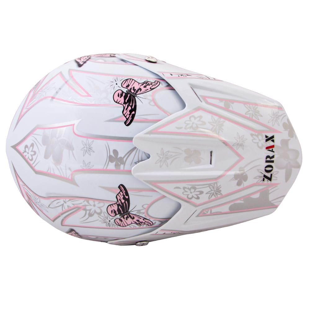 Zorax ZOR-X18 Children Kids Motocross Helmet & Gloves ECE 2206 & Goggles & Balaclava - Dirt Bike Off Road Motorbike Helmet