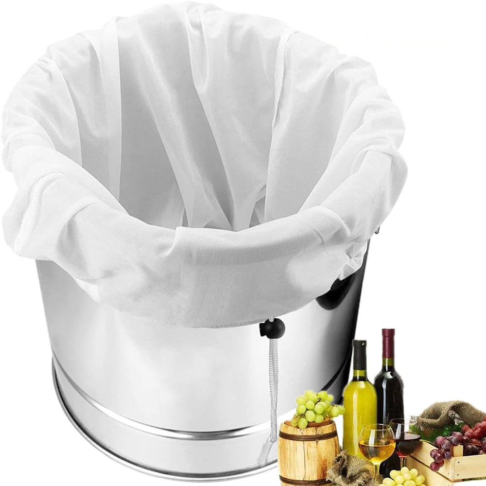 Sac filtrant bière vin cidre Becho réutilisable avec cordon pour filtration de jus