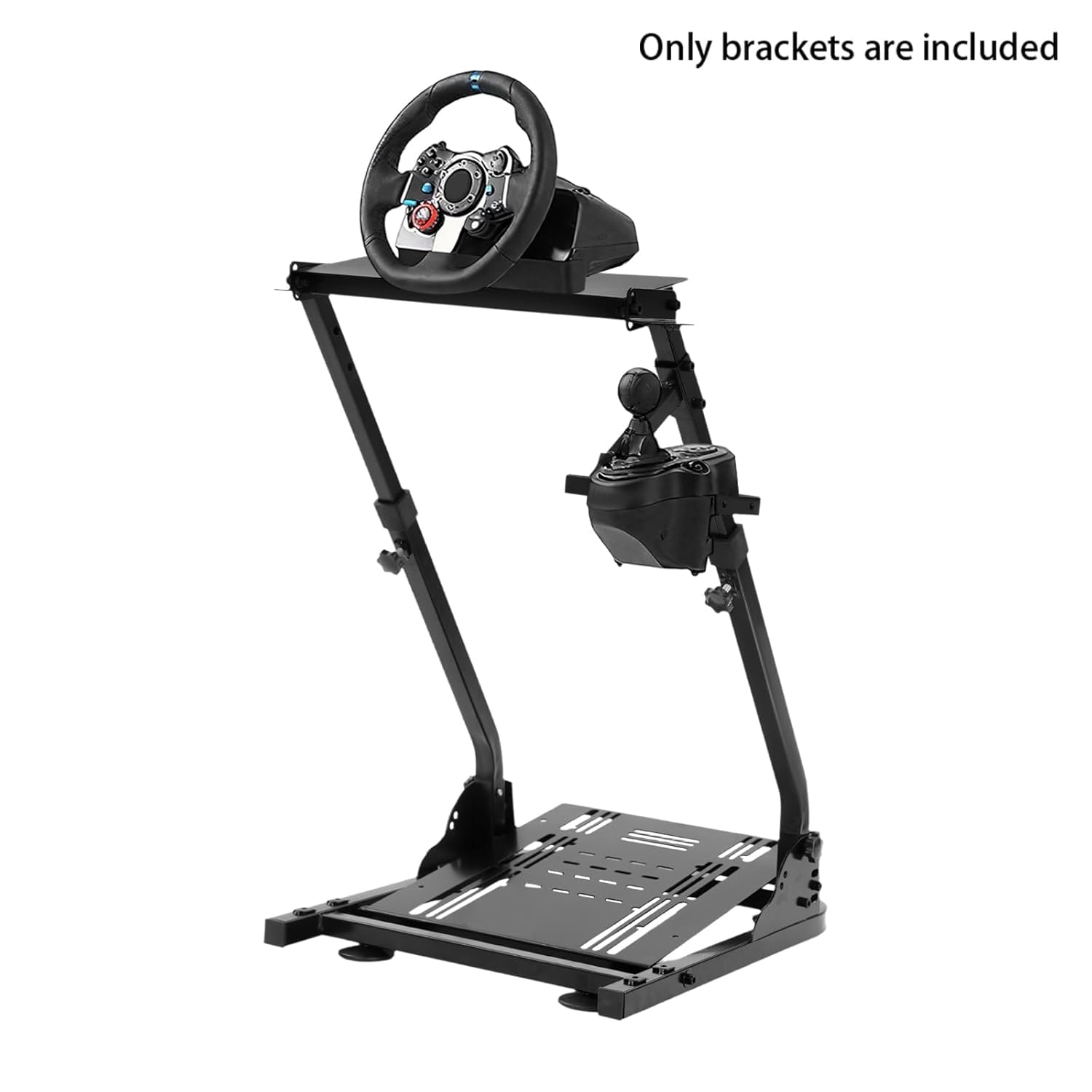 Racing Wheel Stand Lenkradständer, Lenkrad Gaming Wheel, Faltbar Spielsitz Rennsitz Racing Sitz, Höhenverstellbar (56–78 cm), Kompatibel mit den Meisten Lenkrädern, Es ist Geeignet für Spielräume