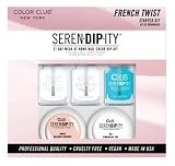 Serendipity Color Club New York_FRENCH TWIST_21 Day Wear At-Home Nail Color Dip Kit, 1.0 Fl Oz, (Pac