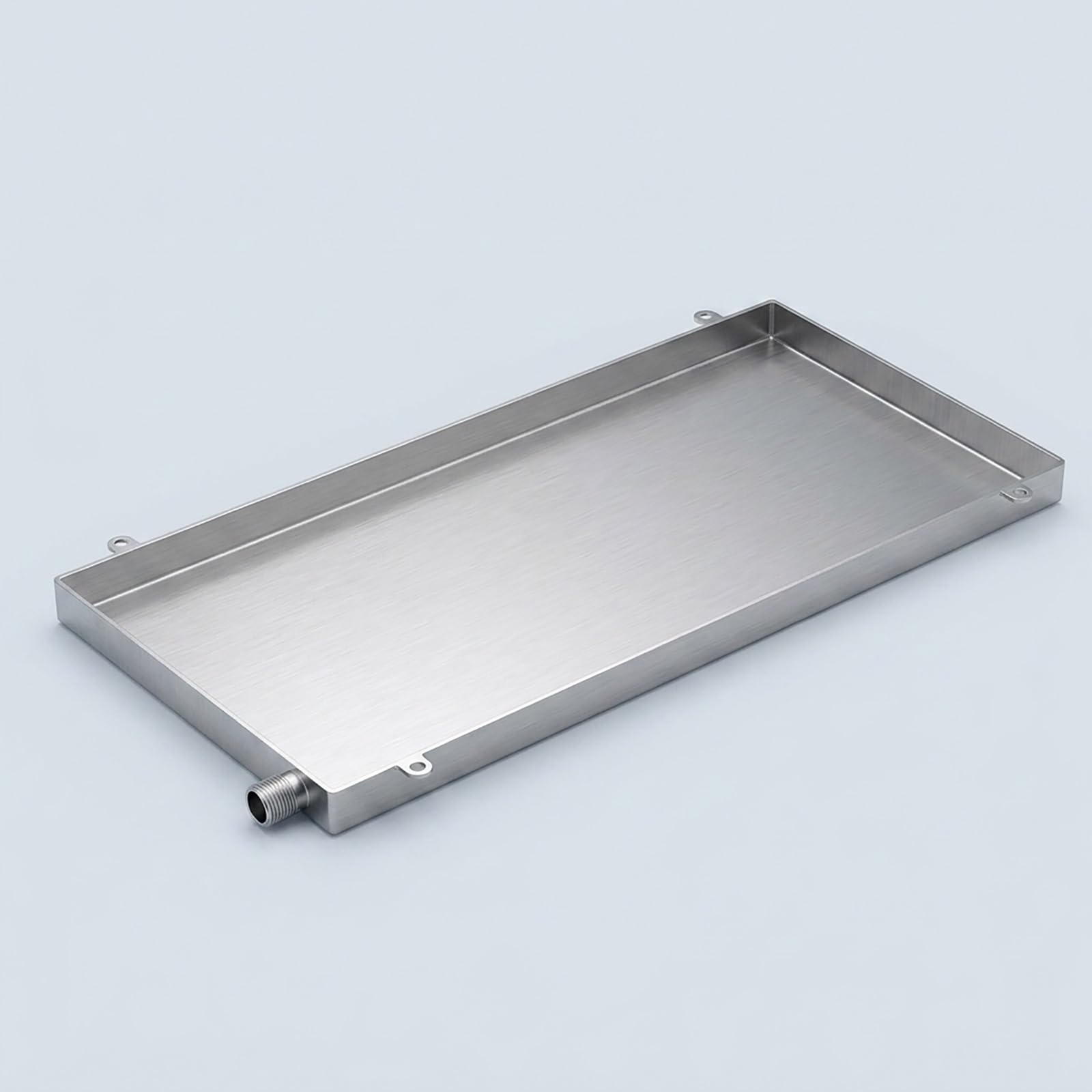 Bac condensat clim en inox 40x100cm pour stopper les fuites d'eau de climatiseur