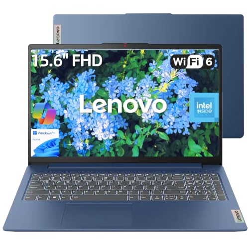 Image of Lenovo 15.6 inch FHD Laptop, Intel N150, 8GB RAM, 384GB Storage, Intel Graphics