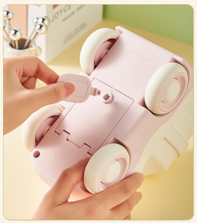 Image of Money Saving Bank with Coin Slot / /Creative Cartoon Design Money Bank / /Plastic Piggy Bank for Boys & Girls (Pack of 1) (Truck Piggy Bank - Pink)