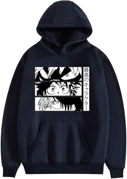 RONGJUN Unisex Hero Academia Cosplay Hoodie BNHA Todoroki Shoto Bakugo Deku  Eyes Pullover Sweatshirt for Halloween (X-Small, 1-Black) : Clothing, Shoes  \u0026 Jewelry - Amazon.com