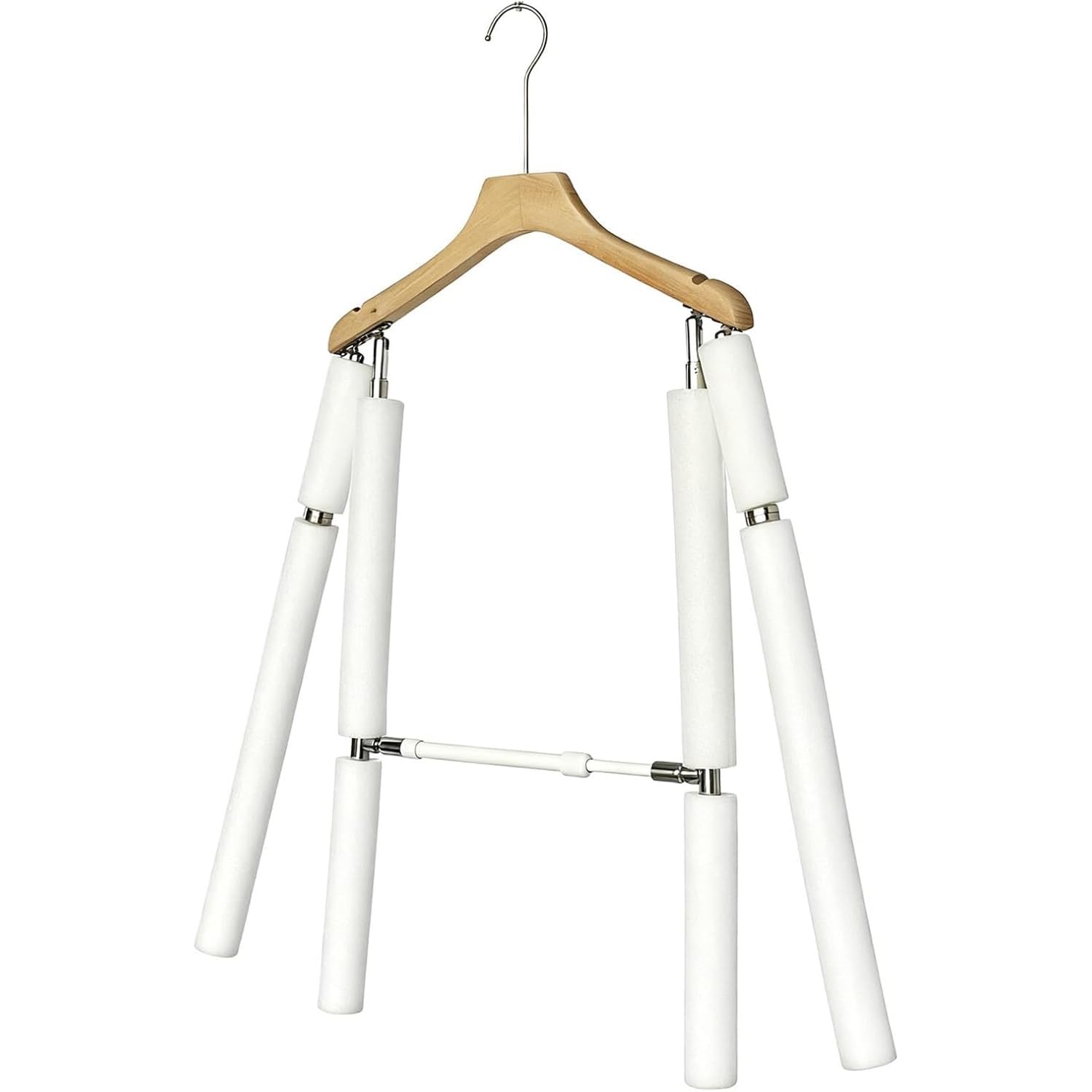 YXZQLOZ Adjustable mannequin clothes hanger, metal frame mannequin display clothes hanger, suitable for clothing photography props (Child)