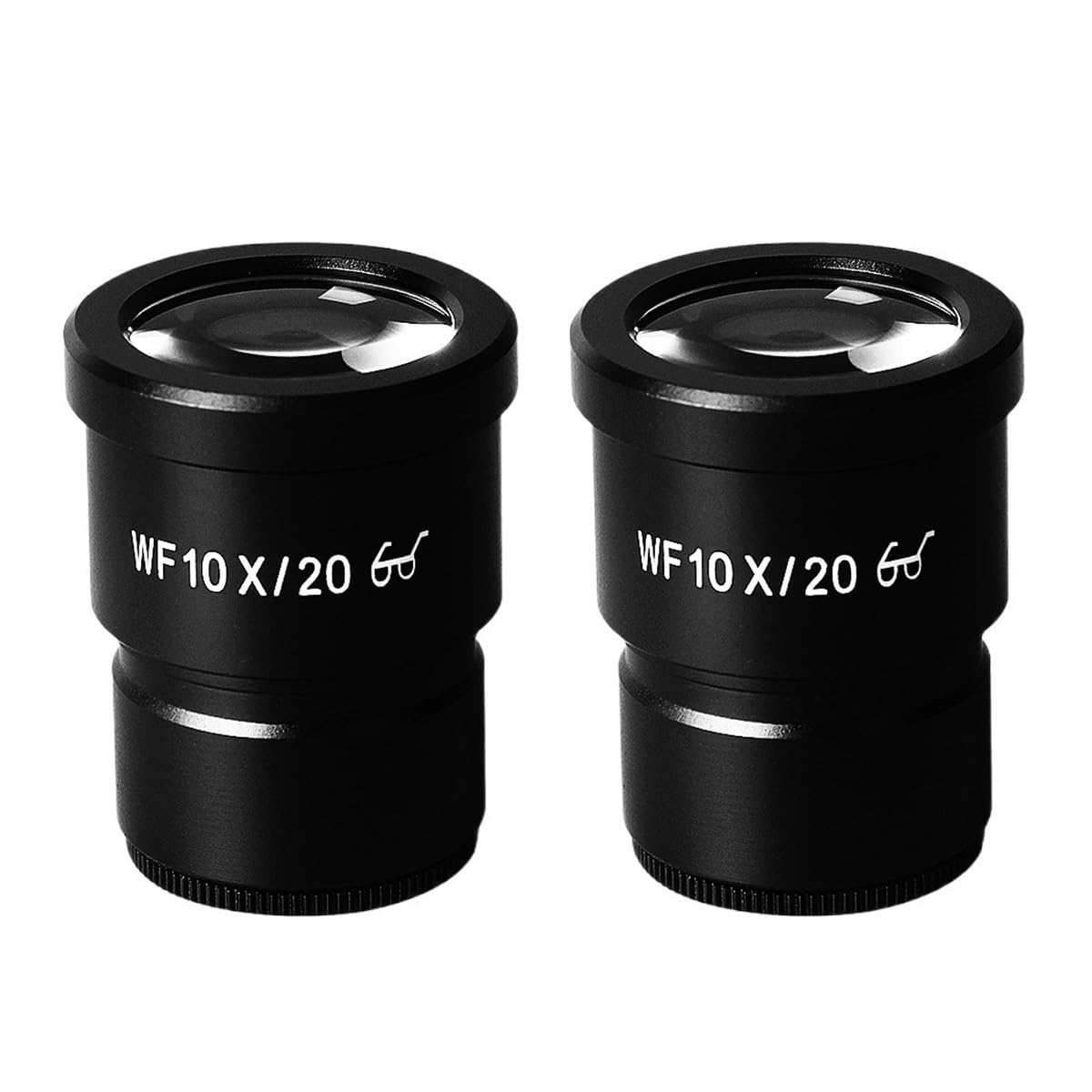 Microscope 1 Pair 10X Widefield Microscope for Binocular Trinocular Microscopio Part