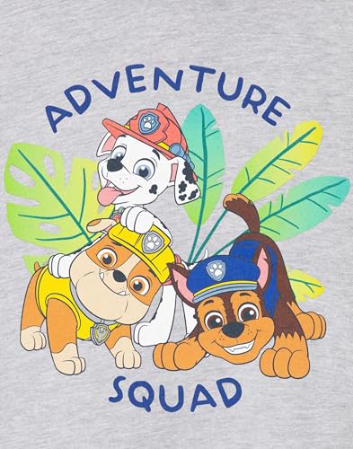Paw Patrol Boys Hooded Sweatshirt | Adventure Squad Chase, Marshall, Rubble Grey Graphic Hoodie | Pups Play Cosy Hoody Jumper3