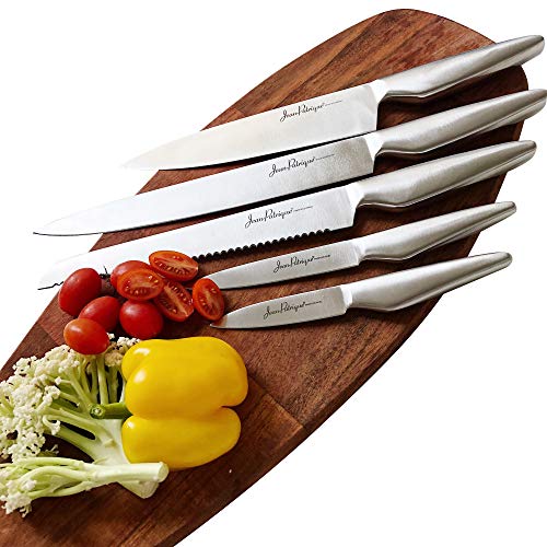 Kitchen-Knives-Set-of-5-Razor-Sharp-Professional-Chef-Knife-Set-Superior-Stainless-Steel-with-Comfortable-Ergonomic-Handles-Kitchen-Accessories-Essentials-Chopping-Cooking-Set-by-Jean-Patrique