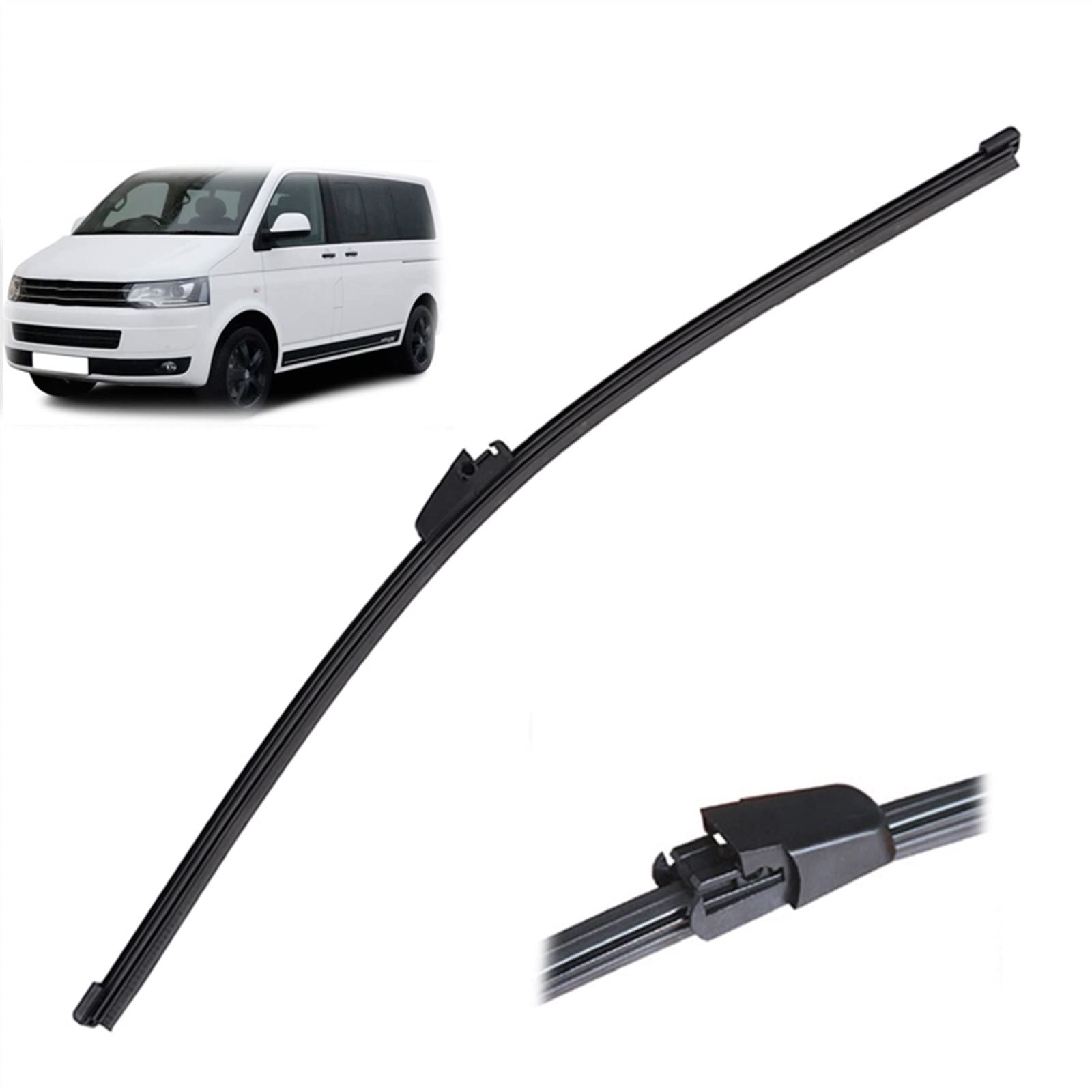 Essuie-glace arrière résout problème vision pluie pour VW Multivan T5 hayon