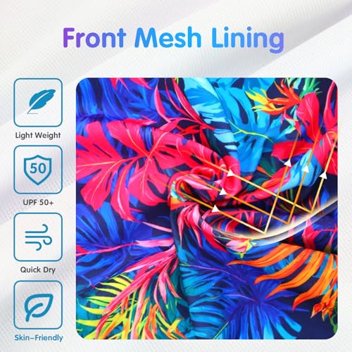 Image of Girls Rash Guard Swimsuit Long Sleeve Tankini Sets Two Pieces Bathing Suit Swimwear UPF 50+ Sun Protection
