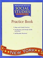 Houghton Mifflin Social Studies New York: Practice Book Grade 4 0618915648 Book Cover