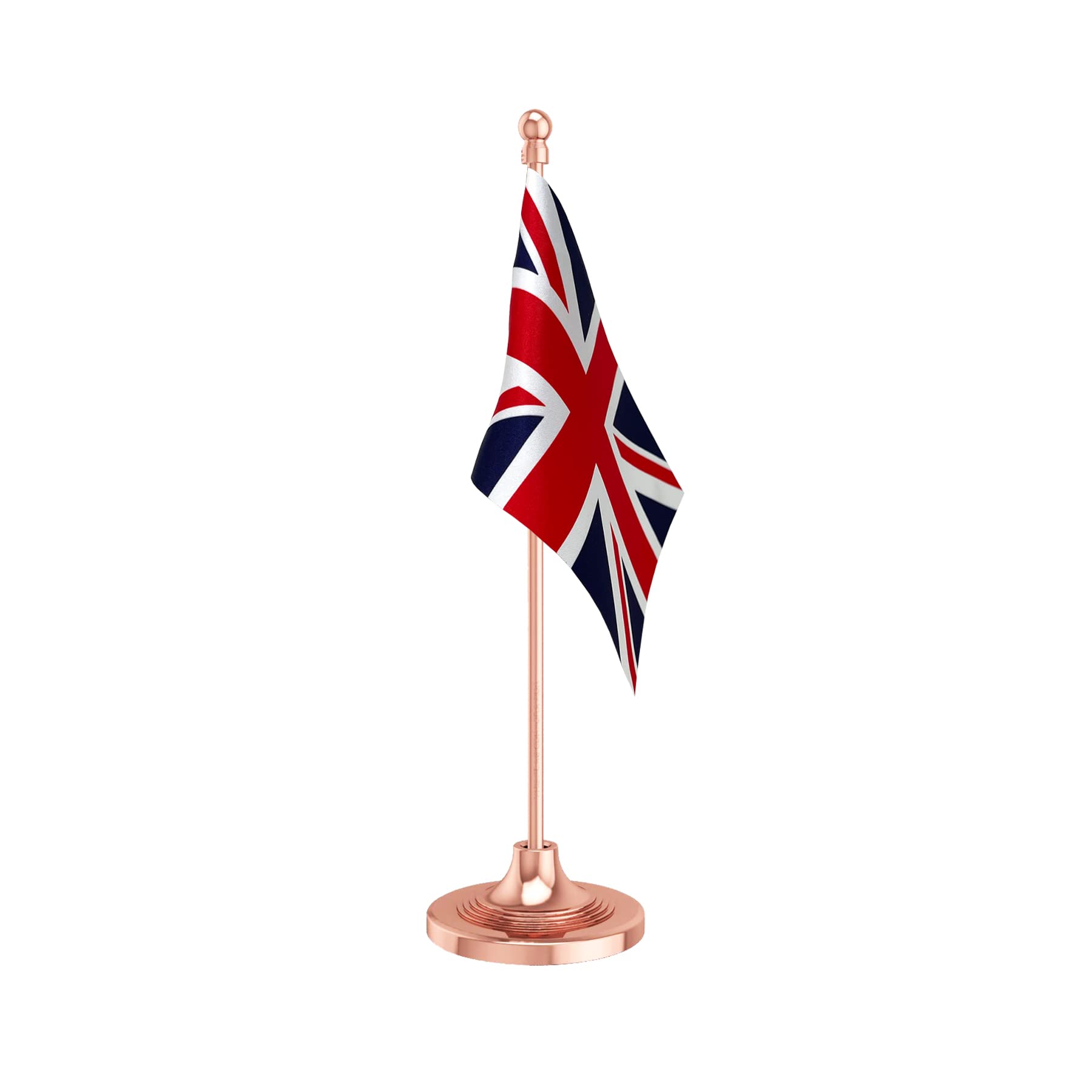 The Flag Corporation UK United Kingdom Desk Flag 4in x 6in With A Plastic Blush Rose Gold Base (B09SM8M2HJ) Amazon Price History, Amazon Price Tracker