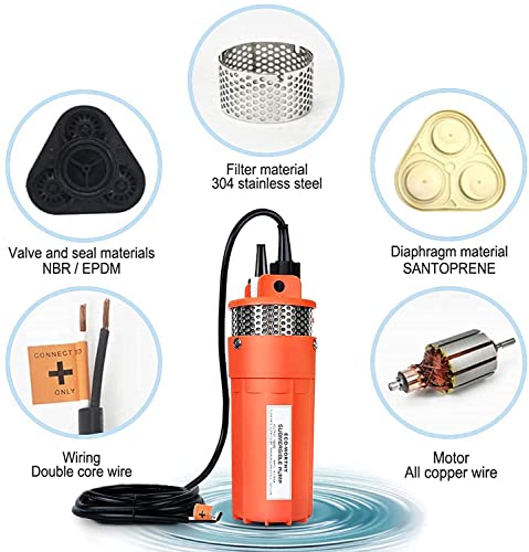Eco-Worthy Solar Submersible Pump Kit, 100W Solar Panle Kit And 12V Dc Deep Well Pump-100Ft/30M thumb #4