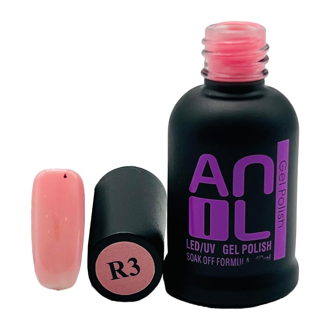 Anil Professional Cosmetics Kalıcı Oje Rubber Renkler 10ml | Dayanıklı Kolay Uygulanan Trend Renkler | Hızlı Kuruma ve Parlaklık (Rubber - 3)