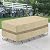 SunPatio Outdoor Furniture Set Cover Waterproof, Heavy Duty Rectangular Table and Chairs Cover for Patio Furniture, All Weather Protection Outside Sectional Protector, 76''L x 46''W x 30''H, Beige