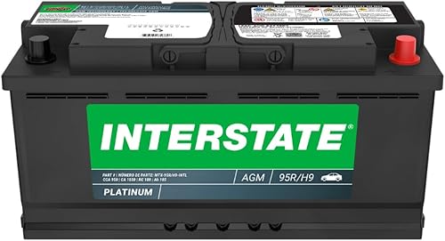 Miniatura 16 de Interstate Batteries Batería automotriz de 12 V 70 Ah (tamaño del grupo H6, 48) 760CCA SLI AGM Batería de repuesto para automóviles, SUV, sedanes,