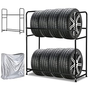 SWANEW Reifenregal für 8 Reifen
