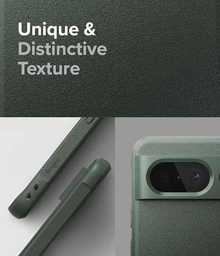 Image of Ringke Onyx for Google Pixel 8 Case [Feels Good in The Hand] Oil & Dirt Resistant, Enhanced Camera Lens Protection, Comfortable Grip, Non-Slip, Lightweight Cover - Dark Green