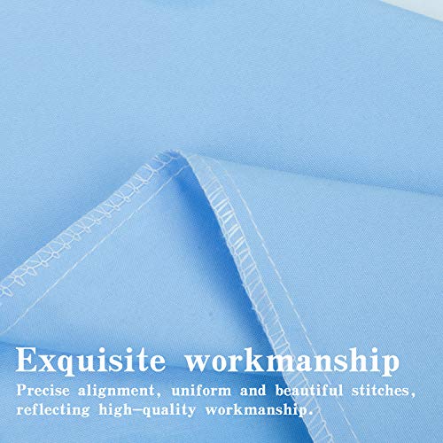 Image of NTBAY Twin XL Microfiber Flat Sheet, 66 x 102, Sky Blue
