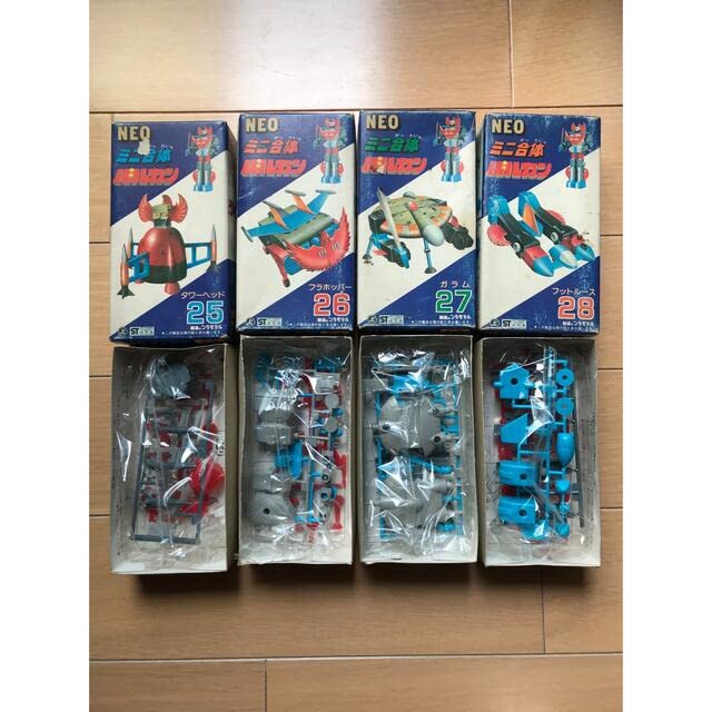 Amazon.co.jp: B アオシマ NEOミニ合体シリーズ バルカン 4箱セット  