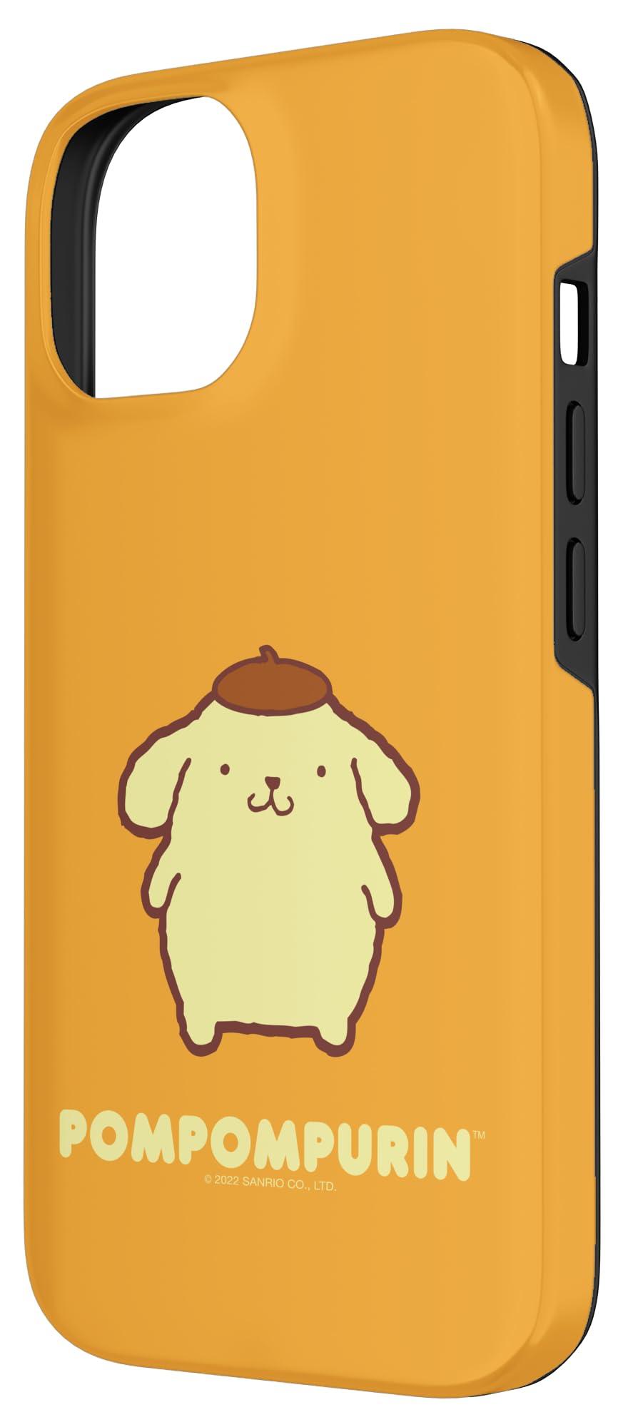 Custodia per iPhone 14 Carattere Pompompurin anteriore e posteriore