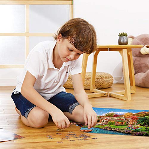 Puzzle 1000 Teile,Puzzle für Erwachsene,Impossible Puzzle, farbenfrohes Legespiel,Erwachsenenpuzzle ab 14 Jahren… – Bild 8