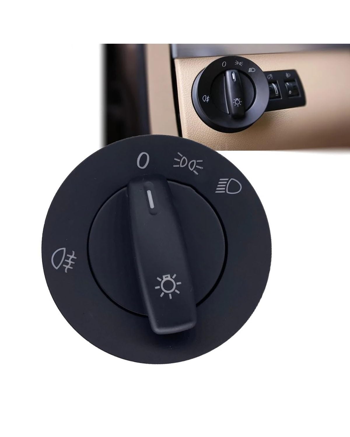 Auto Scheinwerfer Kopf Lampe Schalter Für Caddy Scheinwerfer Control Schalter Nebel Lampe Knob Knopf 1T0941431B