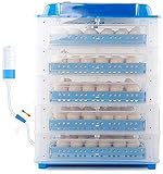 DPPAN Inkubator Hühner, Tragbar Leicht zu beobachten Brutmaschine, Kontrolle Der Temperatur Brutapparat, Für Reptilien-Eier,320eggs