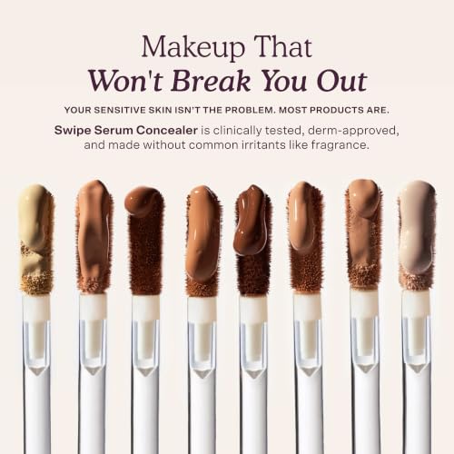 Image of Tower 28 Swipe Serum Hydrating Concealer, 4.0 Light /Medium Cool (0.22 oz)