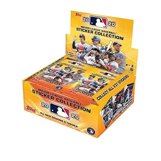 2020 Topps MLB Baseball Sticker Collection box (50 pks/bx, 200 total stickers)