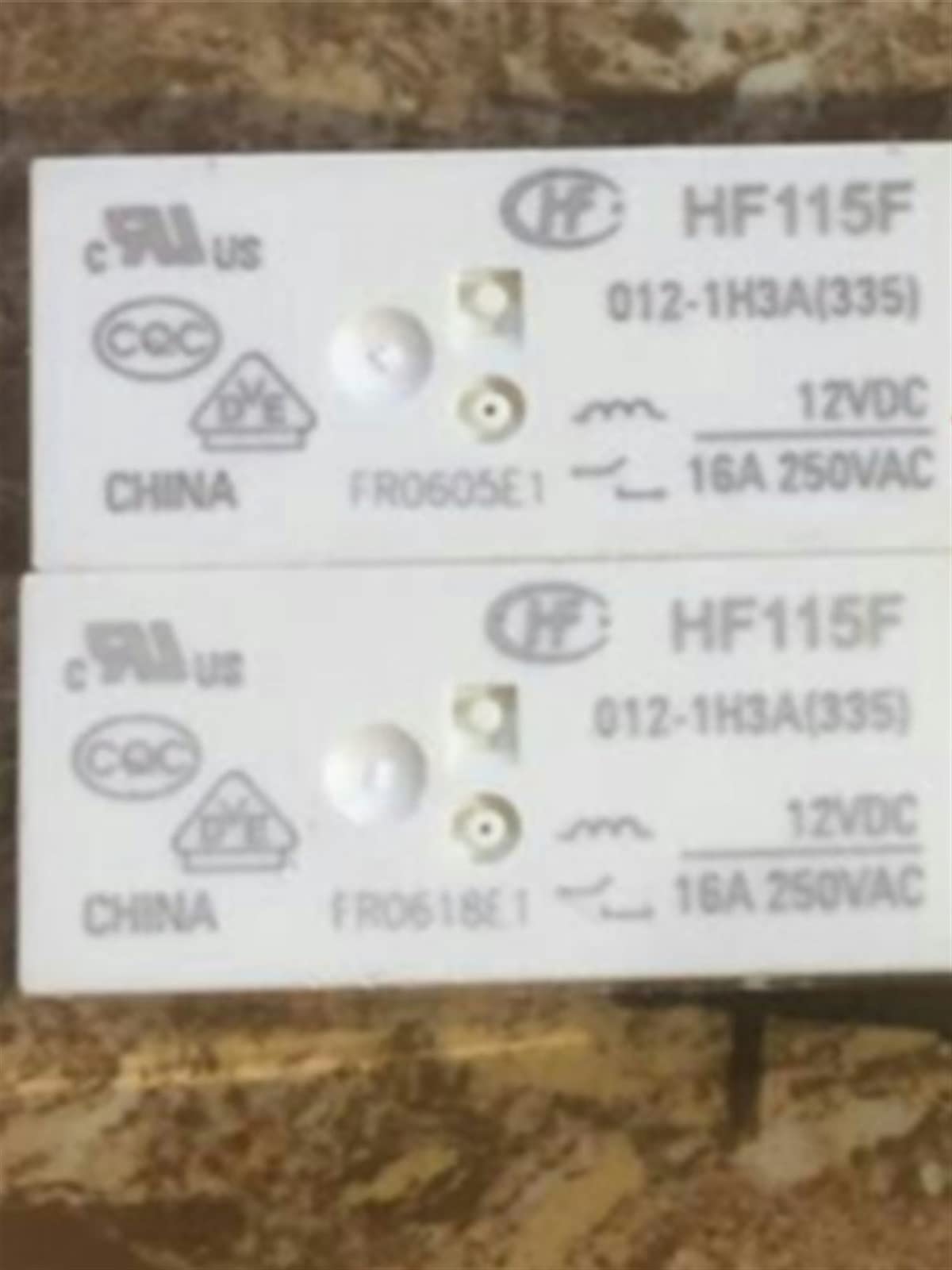 AQHYEBNSR 12V Relay HF115F 012-1H3A 12VDC 6Pins