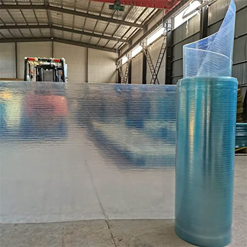 Roof Panels, Transparent Waterproof Panels, Canopy for Roof, Roof Sheet for Tool Shed, Garden, Greenhouse, Easy to Bend and Cut, Adjustable Size (W x L: 1.2 x 3 m)