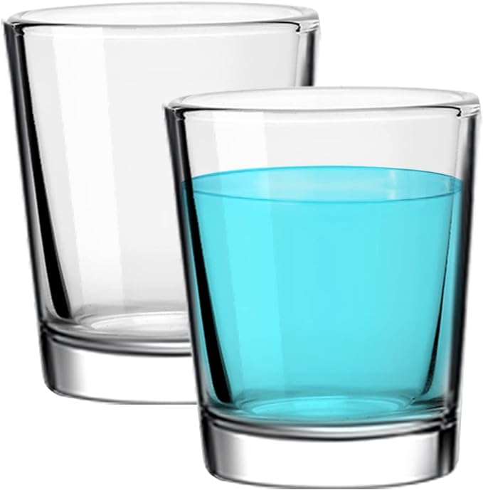 Shot Glass,0.8 oz Mini Shot Glasses with Heavy Base,Small