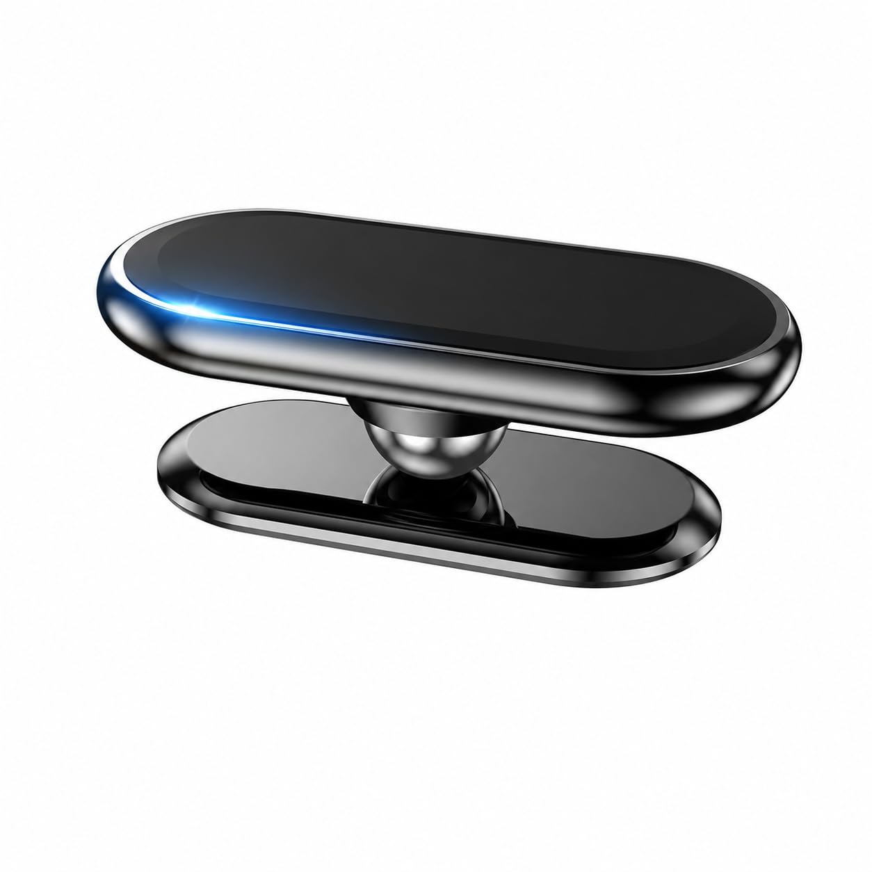 Magnetic Car Phone Holder | Full Metal Body, 360° Rotation | Dashboard Mount, Black-image-43