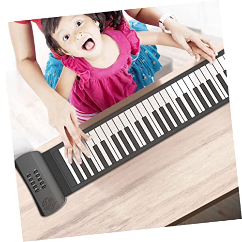 jojofuny Roll-Up avec Électronique Silicone Blanc Up pour -Touches Piano -Up Clavier Électrique Jouets Musicaux Main… - Les Beatles, Paul McCartney, John Lennon, RIngo Starr, George Harrison jojofuny Roll-Up avec Électronique Silicone Blanc Up pour -Touches Piano -Up Clavier Électrique Jouets Musicaux Main… – Image 6