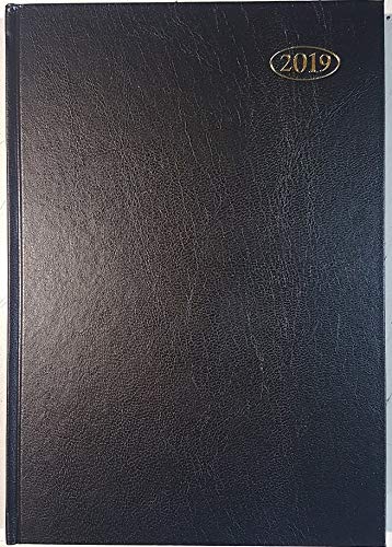 1 x Black A5 Day A Page Hardback Diary 2019