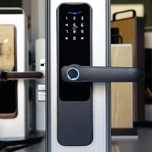 Fechadura Inteligente Com Biometria Chave Senha IP65