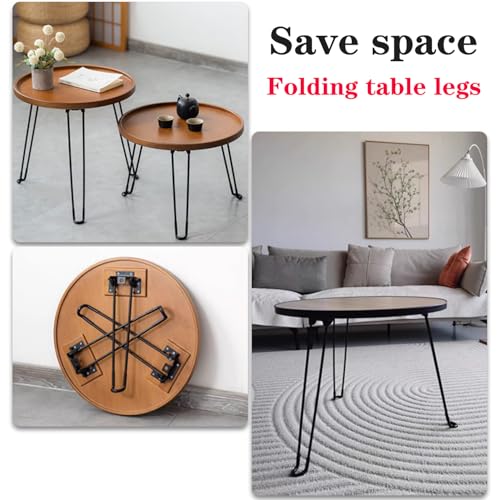 Patas de mesa plegables de 20 cm para renovar tus muebles auxiliares de cocina exterior y hogar 4