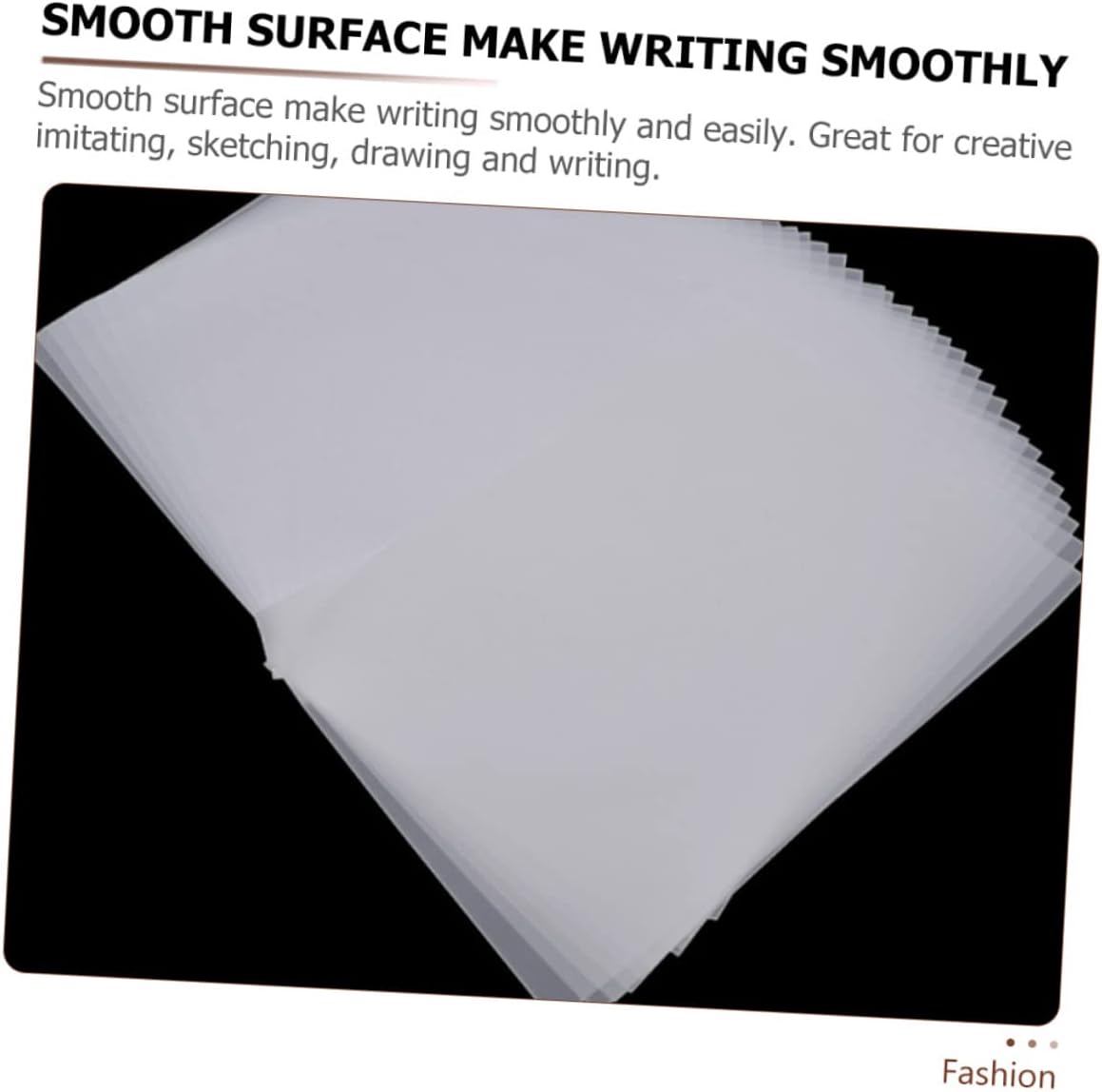EXCEART 5bags Tracing Calligraphy Paper for Brush Exercises Translucent Tracing Paper for Drawing Sketching and Crafting for Chinese Calligraphy Practice